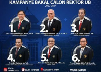 Adu Visi Bakal Calon Rektor UB