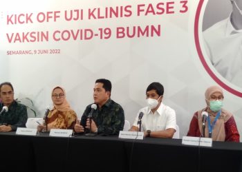 Vaksin BUMN Masuki Uji Klinis Ketiga
