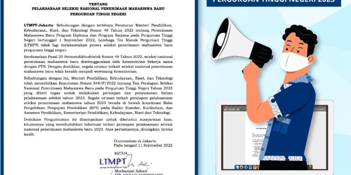 LTMPT Nyatakan Pensiun Sebagai Penyelenggara Seleksi Masuk PTN, Siapa Penggantinya?