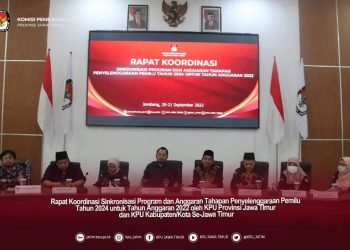 KPU Jatim Lakukan Penyesuaian Program dan Anggaran Pemilu 2024