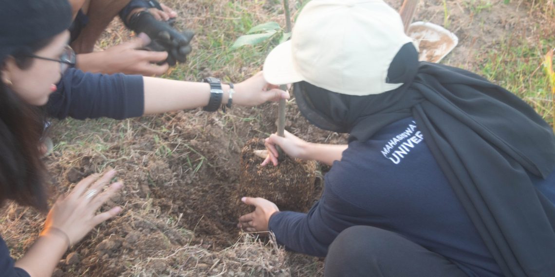 Cermo Lestari! Mahasiswa MMD UB Wujudkan Sikap Peduli Lingkungan dengan Tanam 25 Bibit Pohon dalam Program Kerja Tetenger Bumi