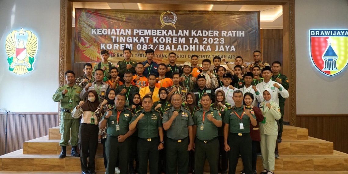 35 Kader Warga Terlatih Dukung Potensi Nasional Wilayah Korem Baladhika Jaya