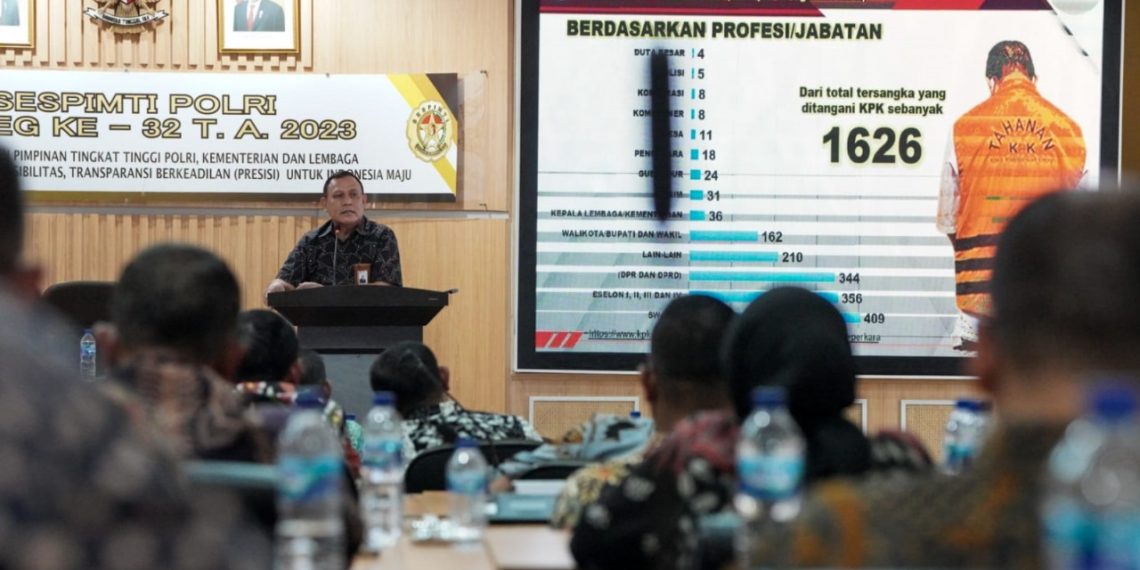 KPK Ajak Peserta Sespimti Bebaskan Indonesia dari Korupsi