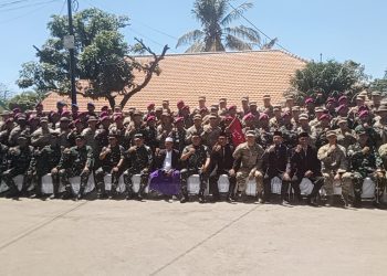 Panglima TNI Tinjau Pendaratan Amfibi Super Garuda Shield 2023