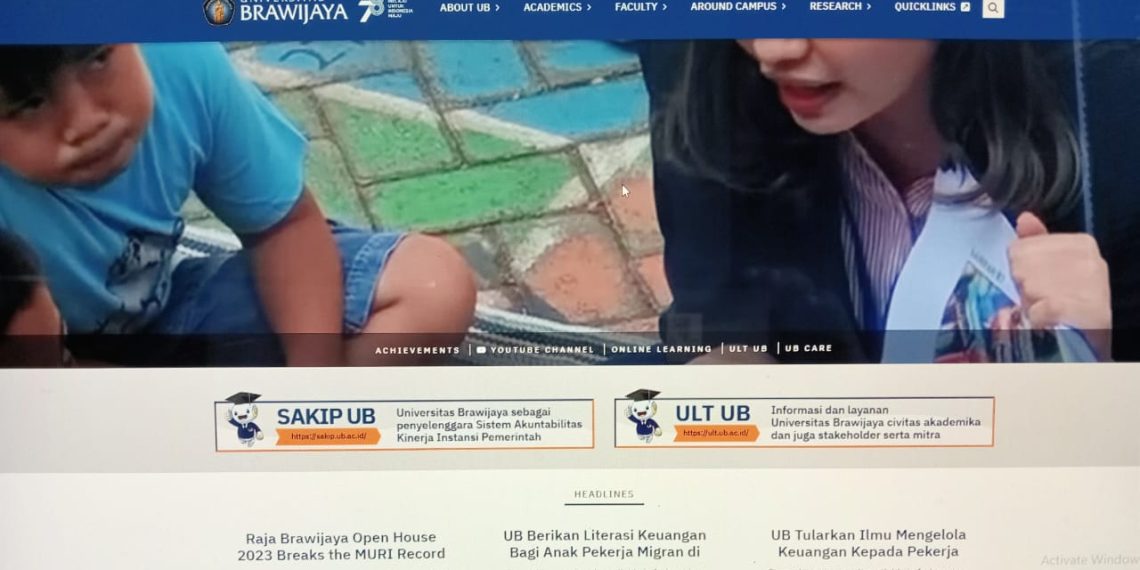 3,5 Juta Netizen Kunjungi Website UB Setiap Bulannya
