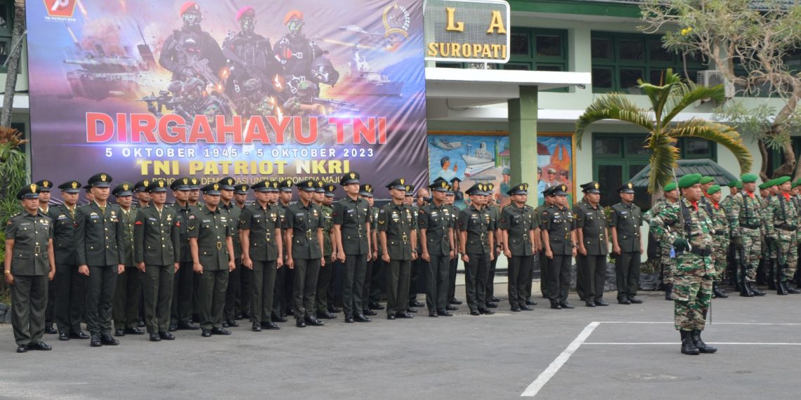 Korem Baladhika Jaya Gelar Upacara HUT TNI ke – 78