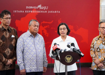 Menkeu dan KSSK Temui Presiden, Laporkan Dinamika Ekonomi Global