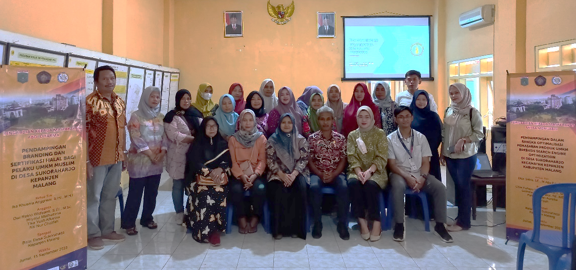 Tim FEB UB Ajari UMKM Desa Sukoharjo Beralih Digital