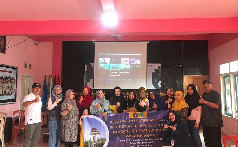 Libatkan Mahasiswa, Tim DM UB Lakukan Percepatan Sertifikasi Halal di Desa Andonosari Pasuruan