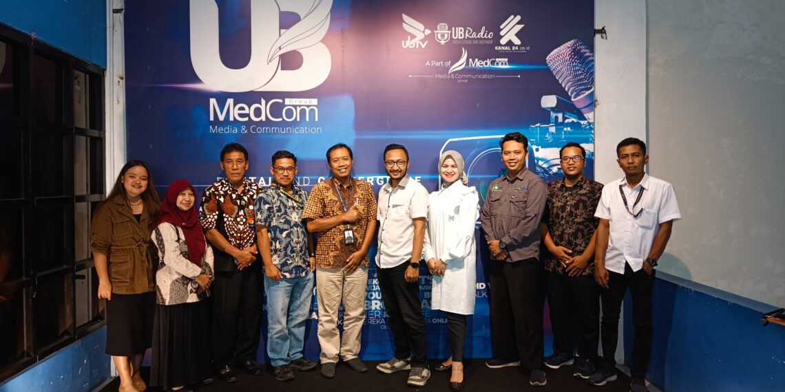 SMK Bhakti Mulia Kediri Kunjungi UB Medcom, Bahas Pengelolaan Media dan Peluang Bisnis