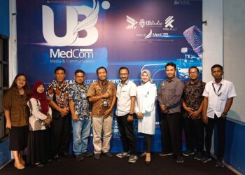 SMK Bhakti Mulia Kediri Kunjungi UB Medcom, Bahas Pengelolaan Media dan Peluang Bisnis