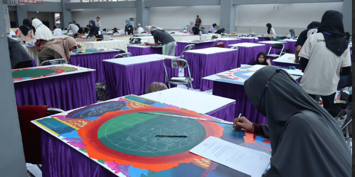 Adu Keindahan Tulisan Khat dalam Musabaqoh Khaththil Qur’an MTQMN XVII