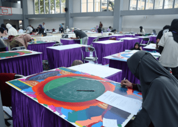 Adu Keindahan Tulisan Khat dalam Musabaqoh Khaththil Qur’an MTQMN XVII