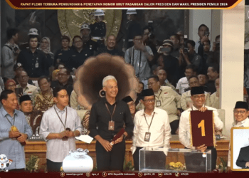Inilah Nomor Urut Capres 2024