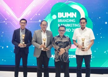 HIN Raih Tiga Penghargaan  BUMN Branding & Marketing Award Tahun 2023
