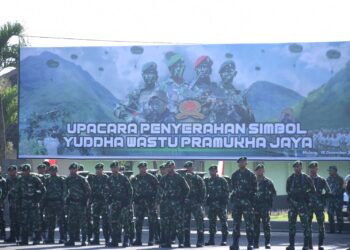 Upacara Penyerahan Simbol Yudha Wastu Pramuka Jaya