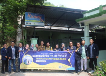 Perdalam Wawasan UMKM, Mahasiswa PDIM FEB UM Company Visit ke Probolinggo