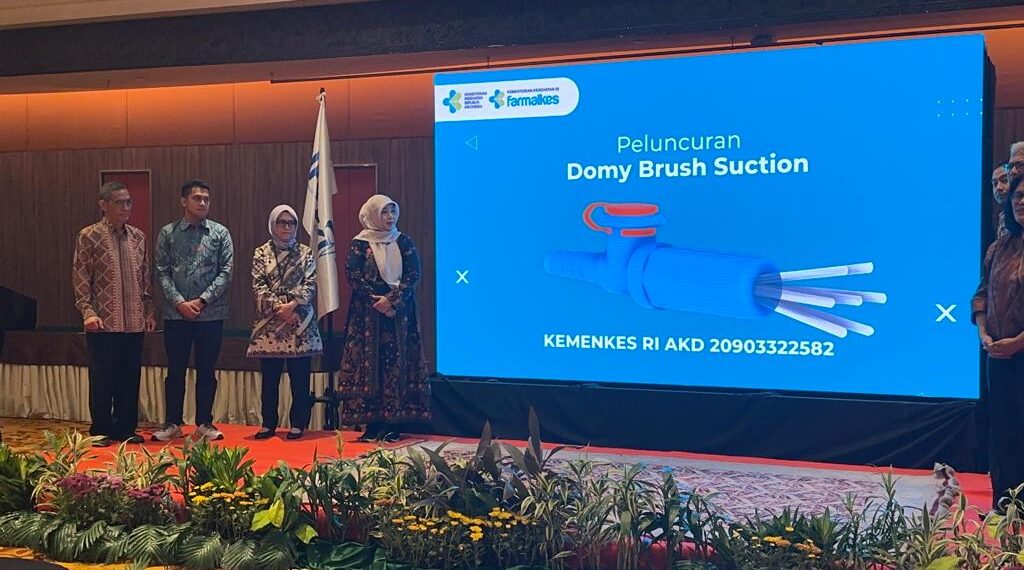 Dirjen Falmakes Kemenkes RI Launching Domy Brush Suction Karya Dosen FK UB
