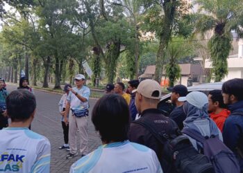 Lari Napak Tilas Raden Wijaya Lintasi 7 Water Station