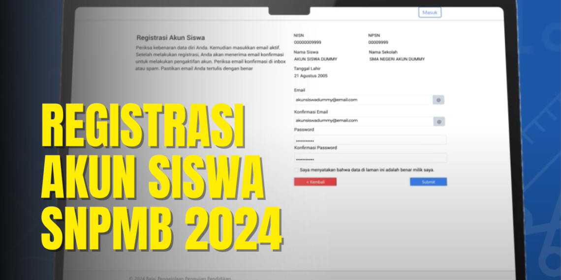 Registrasi Akun Siswa SNPMB 2024, Begini Caranya - Kanal24