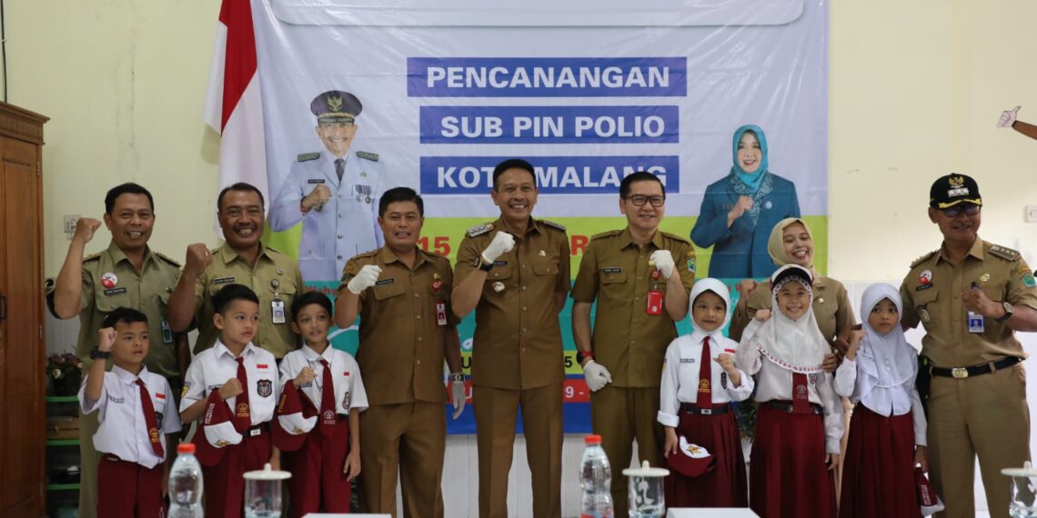 Tingkatkan Kesehatan, Pemkot Malang Canangkan SUB PIN POLIO