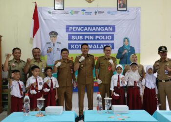 Tingkatkan Kesehatan, Pemkot Malang Canangkan SUB PIN POLIO