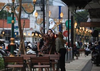 Ribuan Warga Rayakan Tahun Baru di Kayutangan