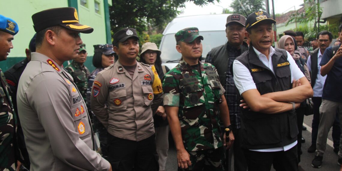 Korem Baladhika Jaya dan Forkopimda Pantau Kelancaran TPS