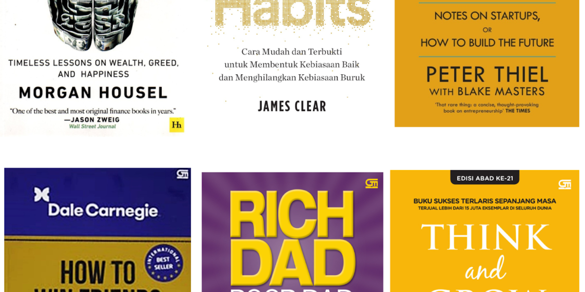 Rekomendasi Buku Self Improvement, Isinya Daging Semua