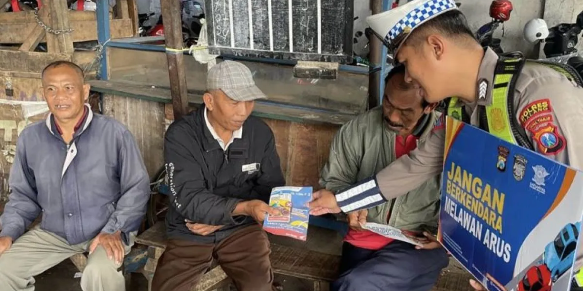 Satlantas Polres Malang Sosialisasi Operasi Keselamatan Semeru 2024