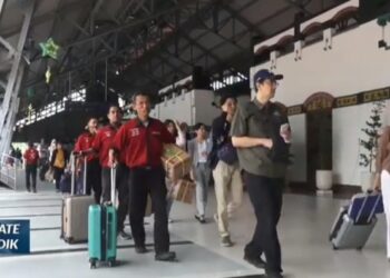 28 Ribu Pemudik Masuk Semarang Melalui Jalur Kereta Api