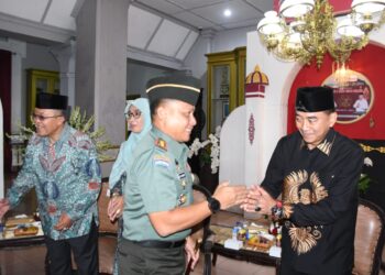 Danrem 083/Bdj Ikuti Halal Bihalal Forkopinda Kota dan Kabupaten Malang
