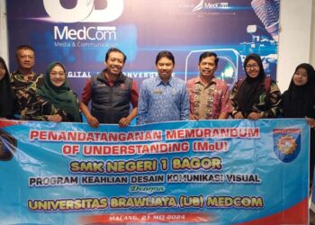 SMKN 1 Bagor Jajaki Jejaring Pemberitaan dengan UBTV