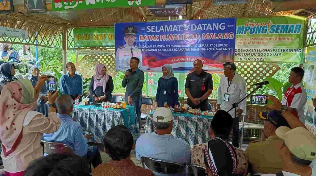 Kampung Semar Diresmikan Menjadi Kampung Go Green