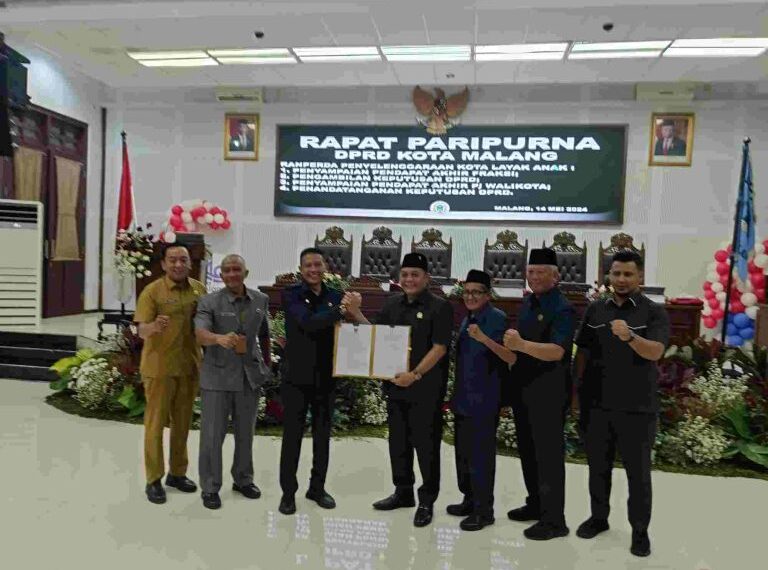 Kota Malang Layak Anak Disahkan Menjadi Peraturan Daerah