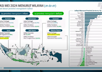 BPS : Mayoritas Provinsi Alami Inflasi, Meski Catat Deflasi Nasional 0,03%