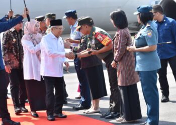 Satgas PAM WilĀ Korem 083/Bdj Sukses Amankan Kunjungan Wapres di Pasuruan