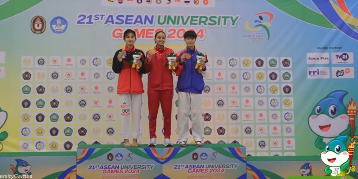 Indonesia Sabet 2 Medali Emas Taekwondo Kyorugi Putri AUG 2024