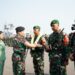 Usai Amankan Perbatasan, Satgas Yonif 527/BY Disambut Dangartap III/ Surabaya