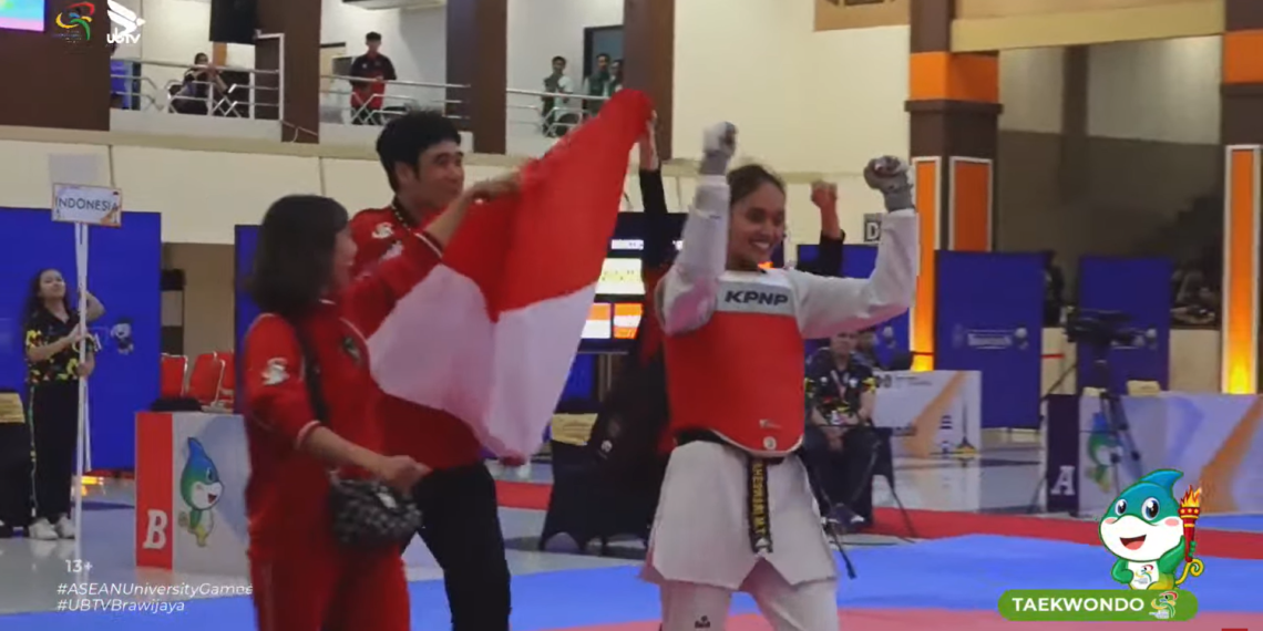 Indonesia Sabet 2 Medali Emas Taekwondo Kyorugi Putri AUG 2024