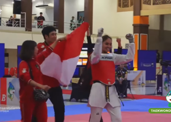 Indonesia Sabet 2 Medali Emas Taekwondo Kyorugi Putri AUG 2024