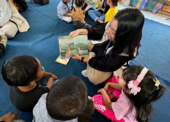 Permainan Interaktif Menjadi Media KKN FP UB Pupuk Minat Baca Anak Desa Kromengan