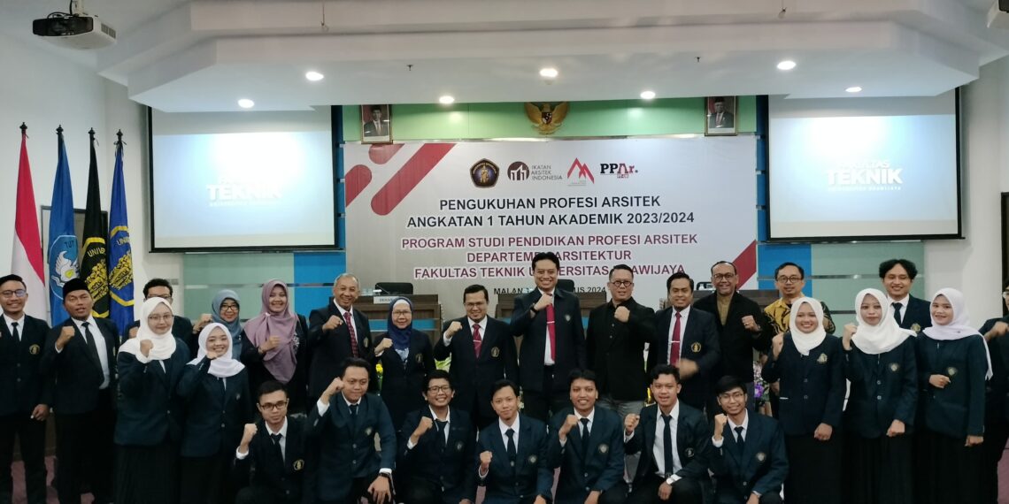 Lahirkan Arsitek Profesional, UB Kukuhkan Angkatan Pertama Profesi Arsitek