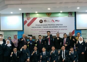 Lahirkan Arsitek Profesional, UB Kukuhkan Angkatan Pertama Profesi Arsitek