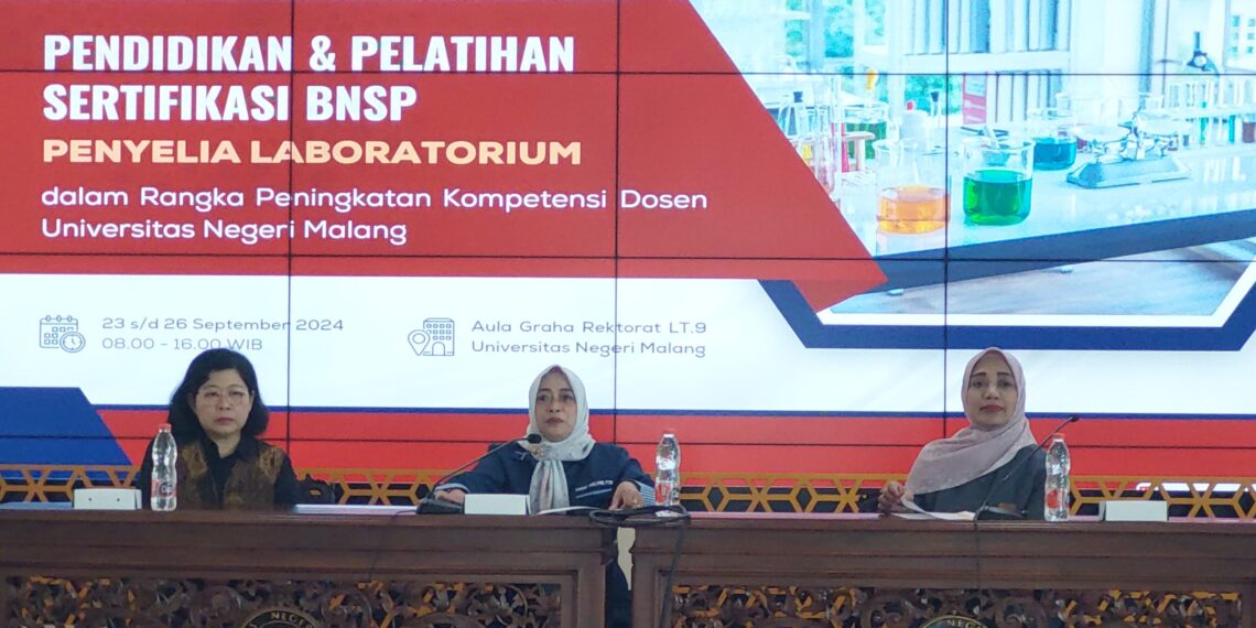 UM Gelar Pelatihan & Sertifikasi BNSP untuk Penyelia Laboratorium