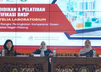 UM Gelar Pelatihan & Sertifikasi BNSP untuk Penyelia Laboratorium