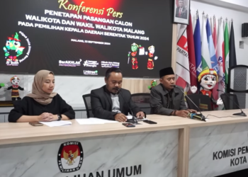 Tiga Pasangan Calon Ditetapkan untuk Pilkada Kota Malang 2024