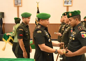 Danrem Pimpin Sertijab dan Tradisi Warga Korem Baladhika Jaya