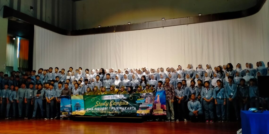 Ratusan Siswa SMAN 2 Purwakarta Studi Kampus ke UB