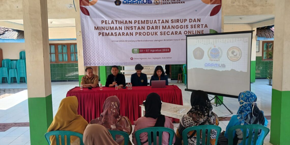 Program Doktor Mengabdi UB Bantu Hilirisasi Buah Manggis BUMDes Karya Mandiri Desa Ngoran Blitar
